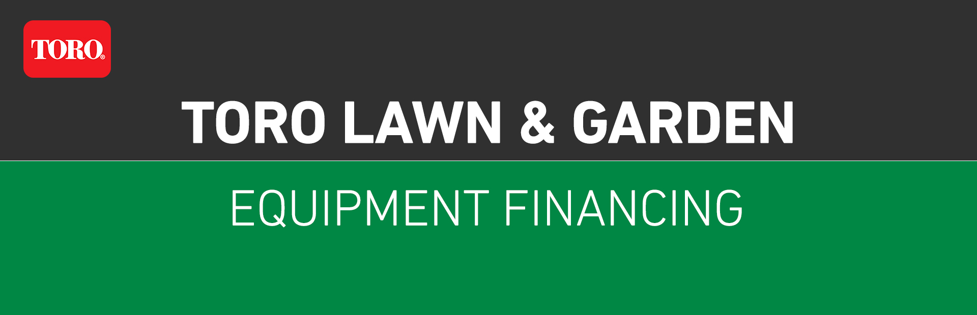 Toro: Toro Lawn & Garden Equipment Financing